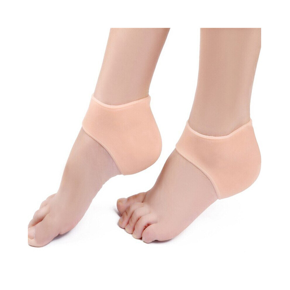 Lahdek 1Pair Silicone Moisturizing Gel Heel Socks Cracked Foot Skin Care Protector Foot Care Tool Foot Care