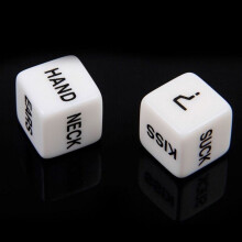1 Pair=2 PCS Funny Dice Romance Love Humour Gambling Adult Games Erotic Craps Pipe For Couples