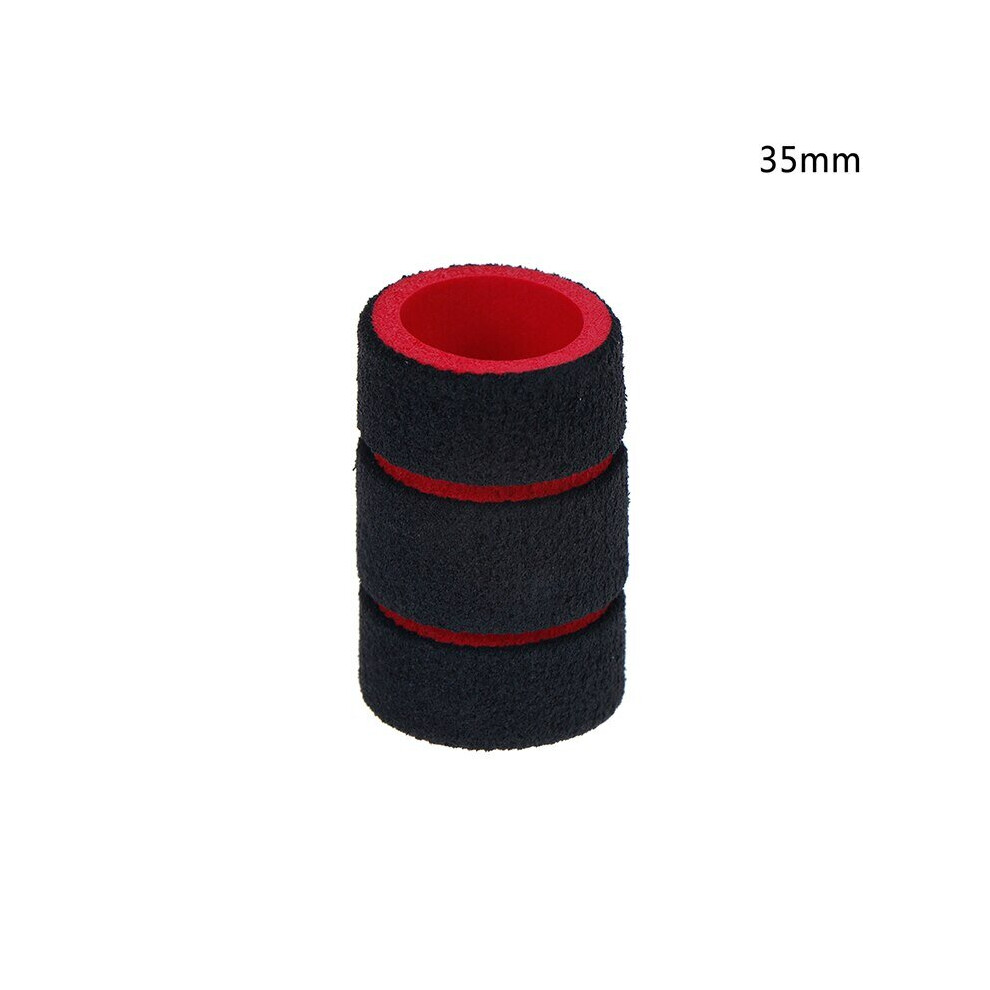 Lahdek 1Pcs 35/45Mm Tattoo Pen Machine Cover Memory Foam Tattoo Grip Cover Black