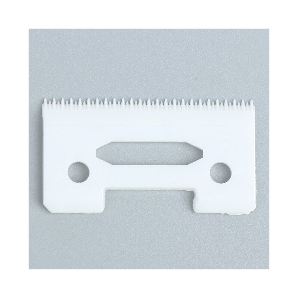 Lahdek 1Pcs 2 Hole Stagger Tooth Ceramic Movable Blade Cordless Clipper Replaceable Blade