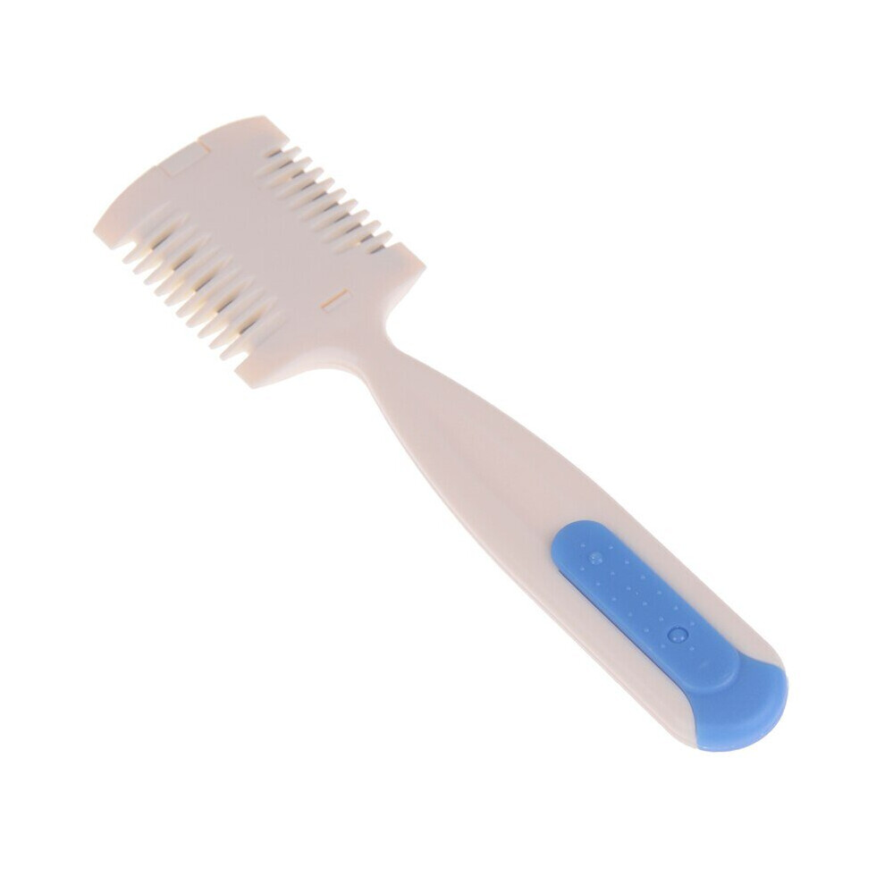 Lahdek Unisex Hair Cutting Trimmer Razor Blade Comb For Thinning Bangs Long Beauty Hair Cut Accessories Durable Home Hairdresser Makeup Tools