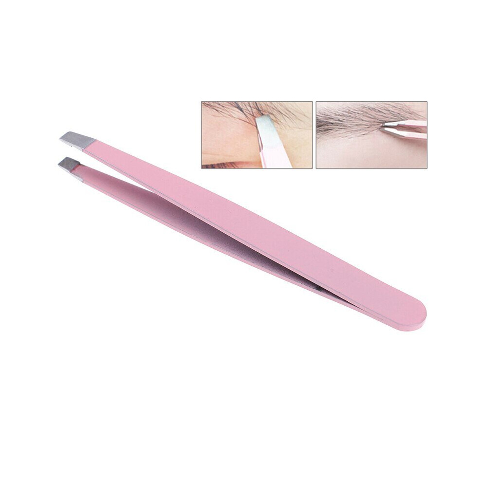 Lahdek 1Pcs Eyebrow Tweezers Stainless Steel Face Hair Removal Eye Brow Trimmer Eyelash Clip Cosmetic Beauty Makeup Tool