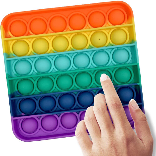 UK-STOCK | Pop It Fidget Sensory Toy, Fidget Toys Set for Kids & Adults, Bubble Popper Fidget Toy Stress Anxiety Relief Toys for ADHD Autism