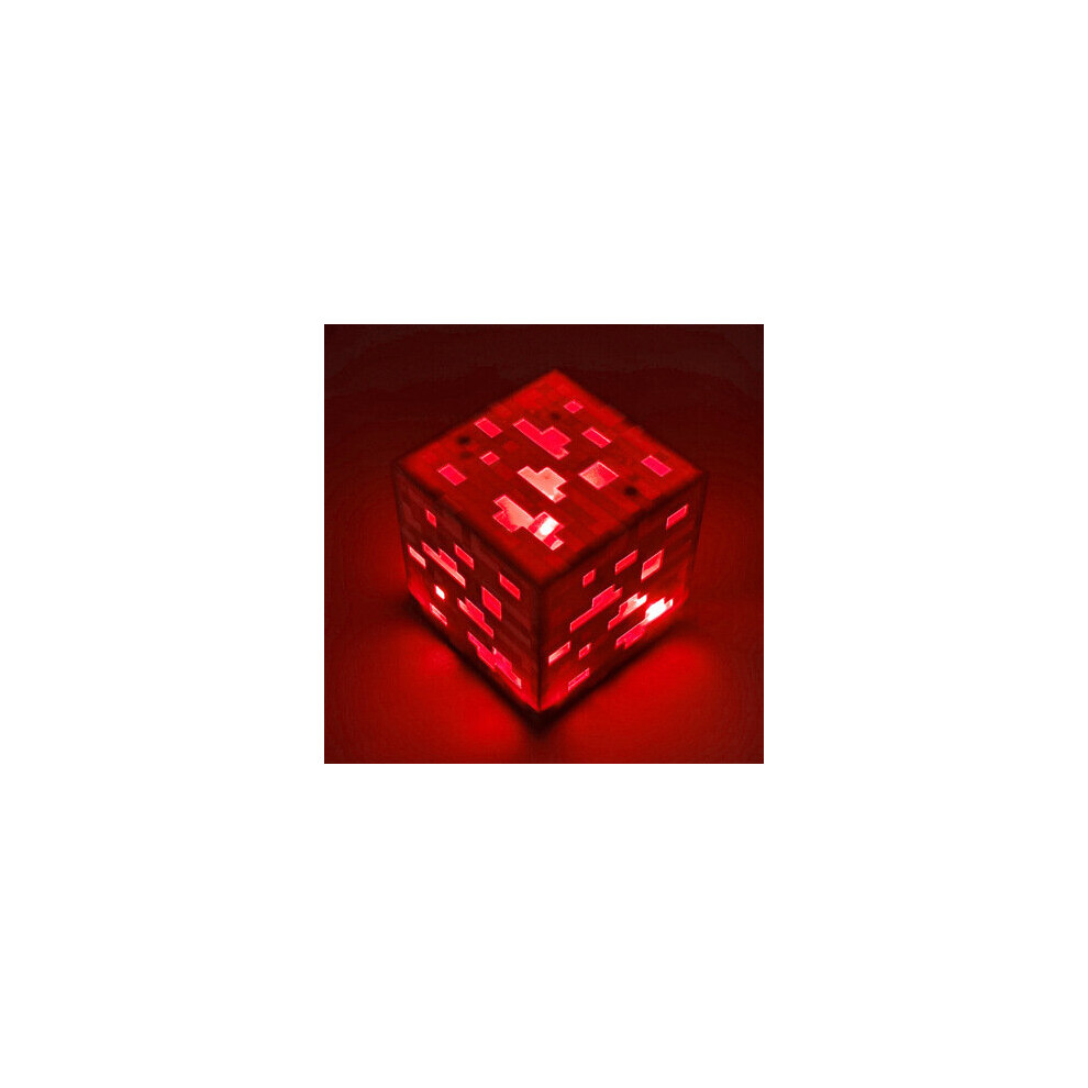 (Red) Minecraft Rechargeable Miner's Lamp Night Light Toys