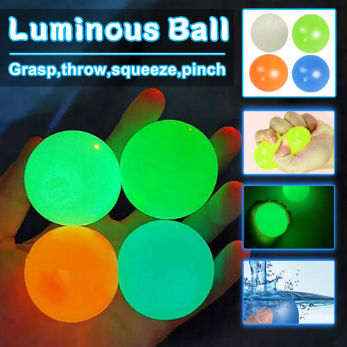 Ranpo (Blue) Sticky Balls for Ceiling Stress Relief Globbles Stress Gift
