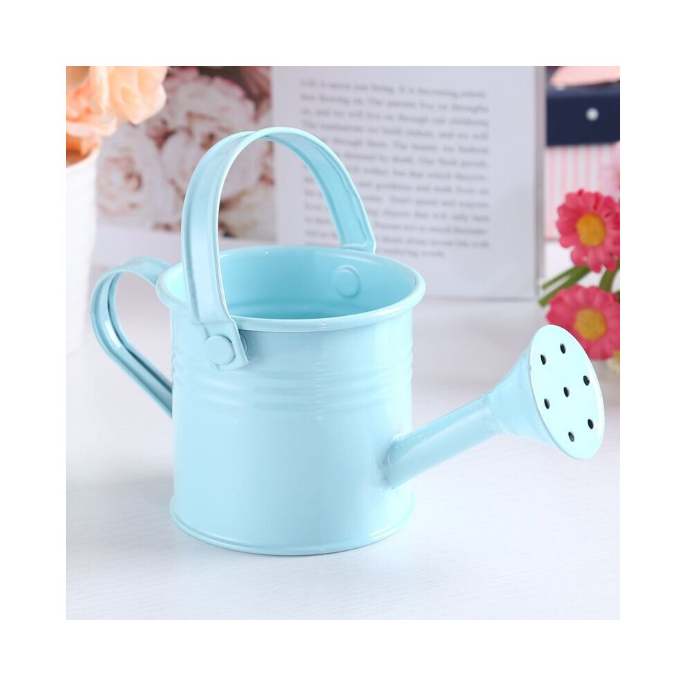 (Light Blue) Mini Flower Kettle Water Spraying Watering Pot Garden