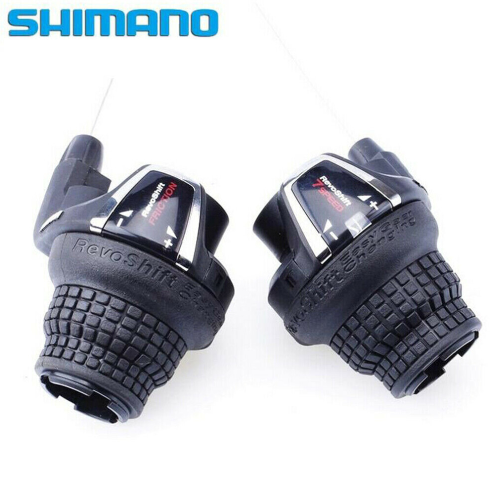 (3*7 Speed) Shimano RevoShift SL-RS35 Bicycle Twist Grip MTB Brake/Shifter Set 18/21 Speed