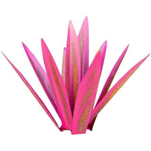 (Pink, L: 35CM) Sculpture DIY Agave Plant Garden Yard Home Decor