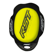 (One, Flo Yellow) RST Motorbike Motorcycle Sports Touring Factory Reverse Velcro Knee Sliders