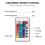 Ranpo 4pk Τηλεχειριζόμενο RGB 10-LED υποβρύχιο φως πισίνας με τηλεχειρισμό 4