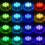 Ranpo 4pk Τηλεχειριζόμενο RGB 10-LED υποβρύχιο φως πισίνας με τηλεχειρισμό 13