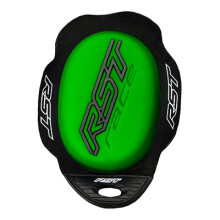 (One, Neon Green) RST Motorbike Motorcycle Sports Touring Factory Reverse Velcro Knee Sliders