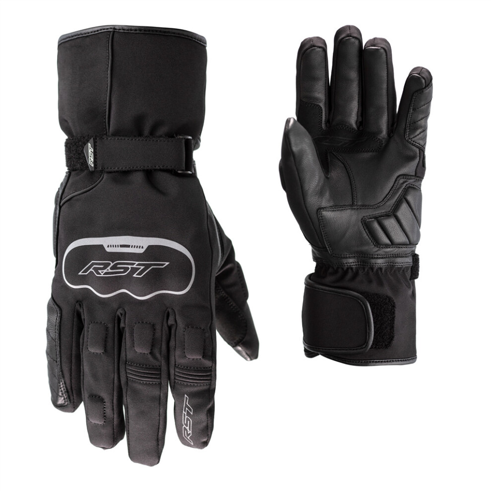(9, Black) Axiom Motorbike Motorcycle Sports Touring CE Mens Waterproof Glove-image-OPC-P7C8JM6-NEW