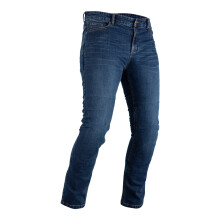 (30, Mid Blue Denim) RST x Kevlar Tapered-Fit Motorbike Sports Touring CE Mens SL Textile Jean