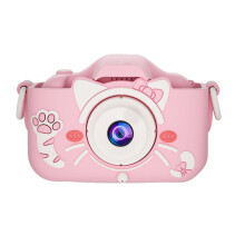 (Rosa) Mini cámara digital para selfies para niños - Juguetes y regalos