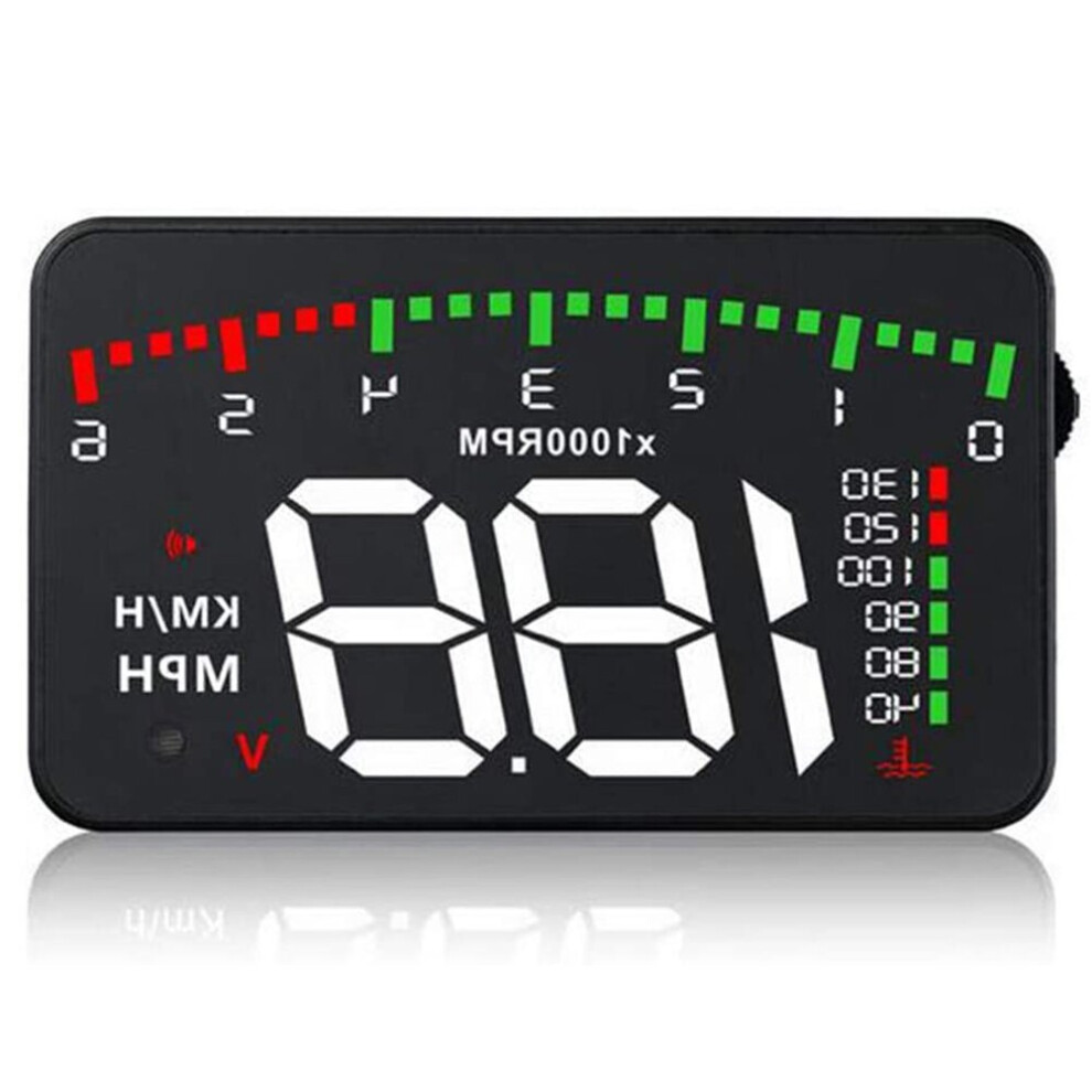 A900 3.5" Car Vehicle Obd2 Eobd Hud Head Up Display Speed Rpm Water Temperature Electronics Display Overspeed Head-Up Display 791974314667