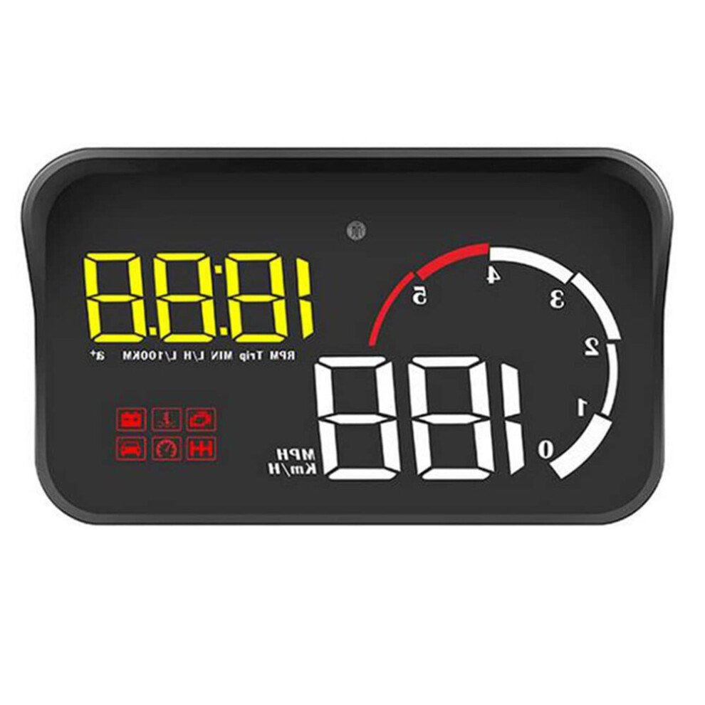3.5'' M10 Car Vehicle Hud Obd2 Eobd Port Head Up Display Speedometer Windshield Projector Voltage Water Temperature 791974314803