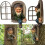 Elf buiten de deur tuinkabouter standbeeld tuindecoratie 3