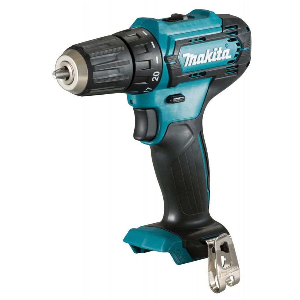 Makita Cordless Drill Driver Bare Unit Brushed DF333DZ Keyless Chuck 12V CXT