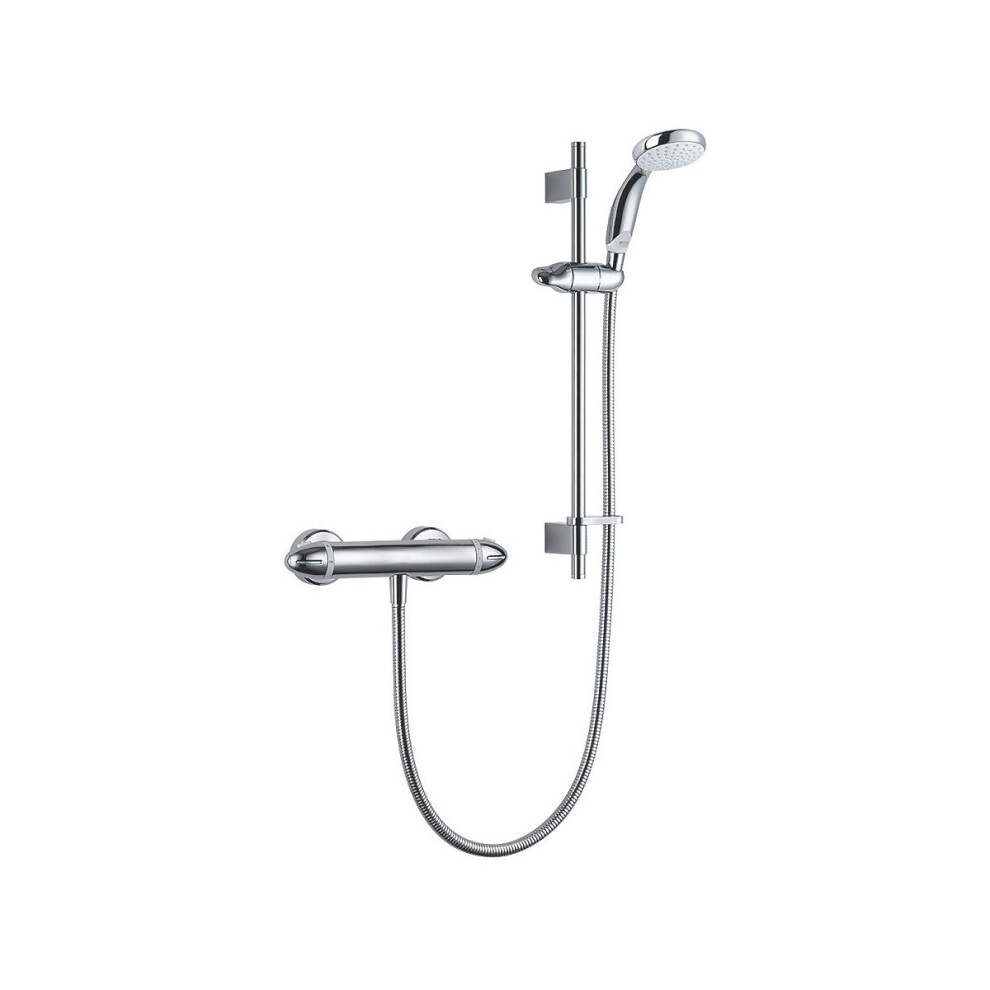 Mira Mixer Shower Coda Pro Rear-Fed Exposed Thermostatic Single-Spray