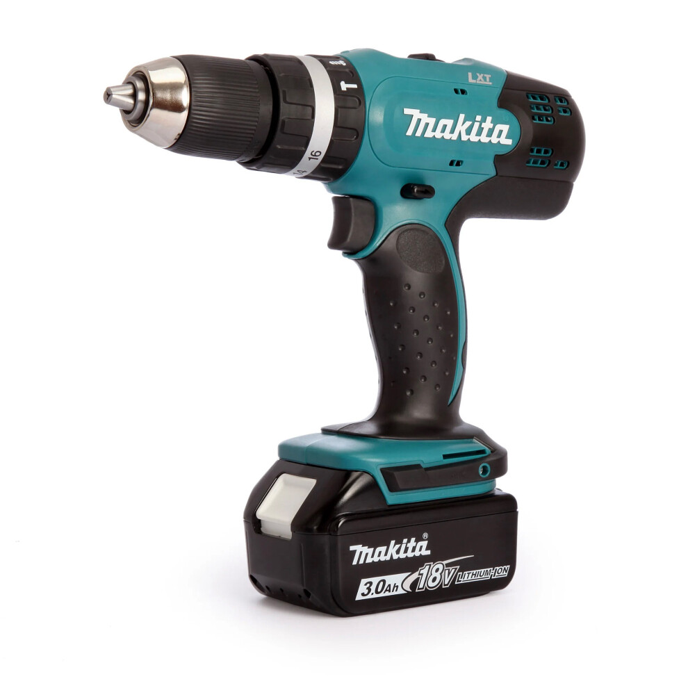 Makita Cordless Combi Drill Brushed DHP453SFE 18V Li-Ion Keyless Chuck