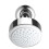 Mira-Showers Mira Fixed Beat Shower Head and Arm Chrome and White 100mm Single-Spray Pattern 2