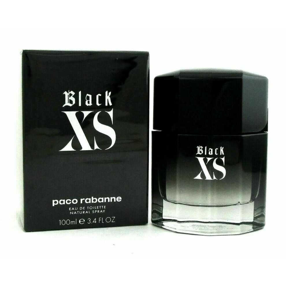 Black XS for Men by Paco Rabanne EDT Spray 1.7 FL OZ / 50 ML