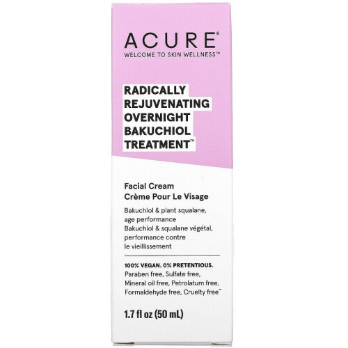 Acure, Radically Rejuvenating Overnight Bakuchiol Treatment, 50ml 1