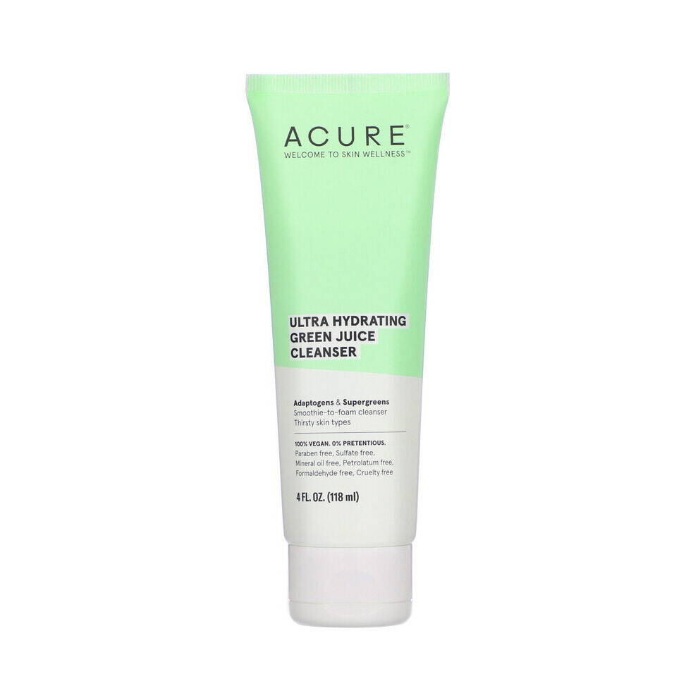 Acure Green Ultra Hydrating Juice Cleanser, 4 Fl Oz (118 Ml)