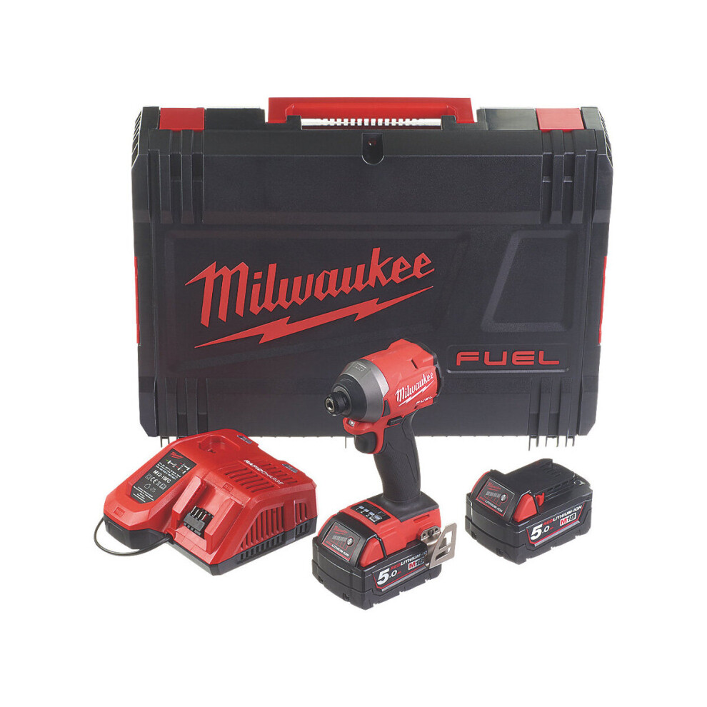 Milwaukee M18FID2-502X Fuel 18V 5Ah Li-ion Redlithium Cordless Impact Driver