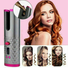 Cordless Automatic Hair Curlers Auto Rotating Wireless Ceramic Curling Iron Wand
