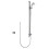 Mira-Showers Mira Flex Shower Kit Modern Chrome 1