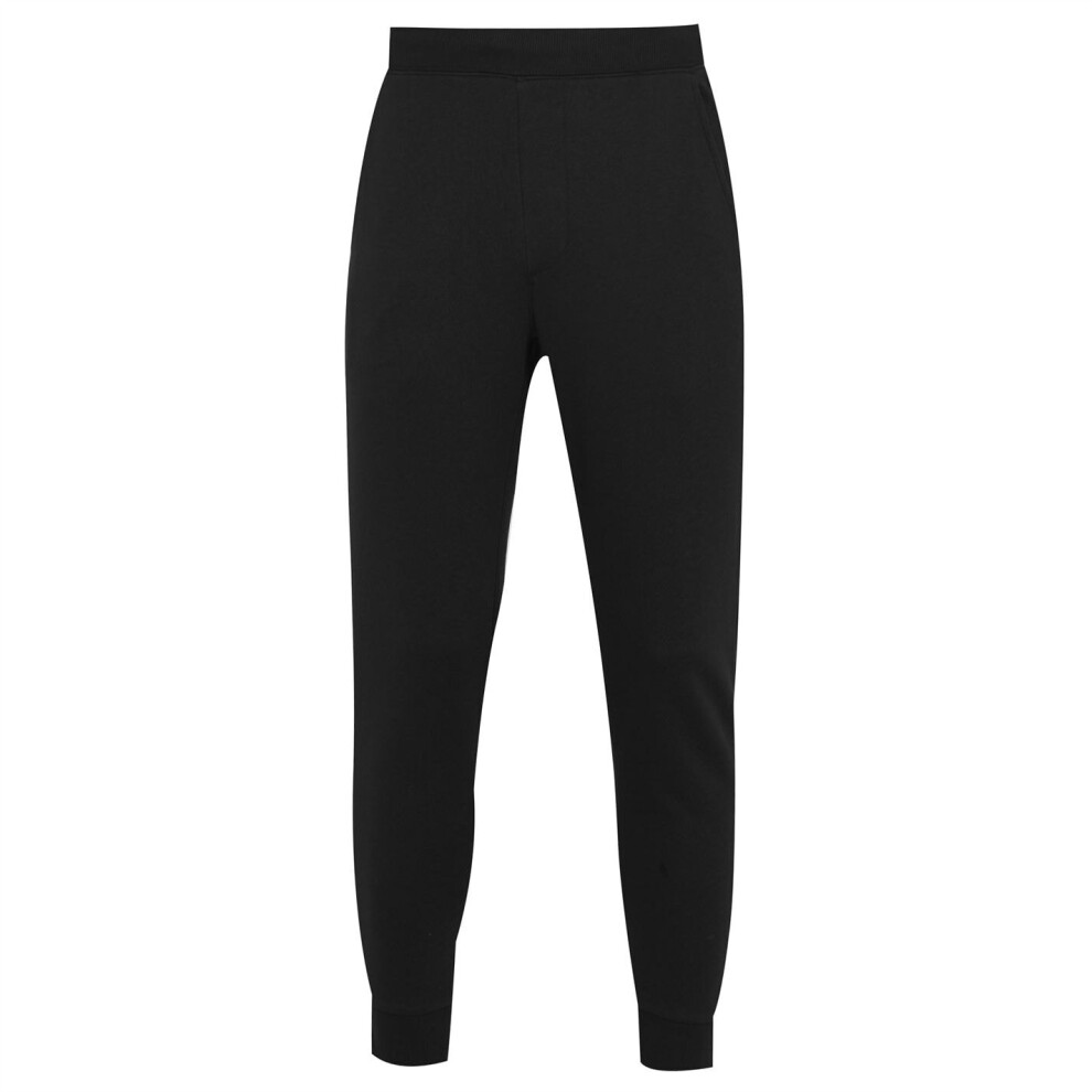 (BLACK, M) Skechers Mens Expedition Jogging Pants Joggers Sports Trousers Bottoms