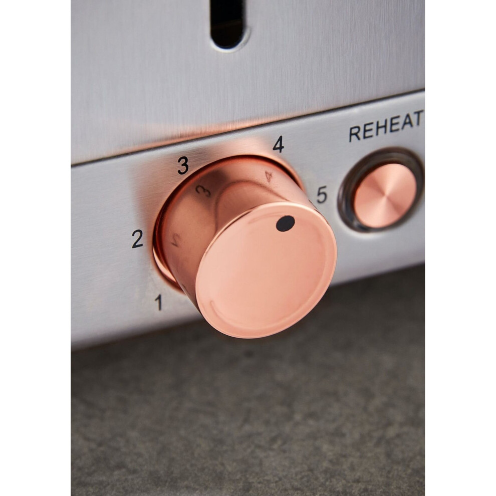 tower-cavaletto-850w-2-slice-toaster-s-sl-marshmallow-pink-and-rose-gold