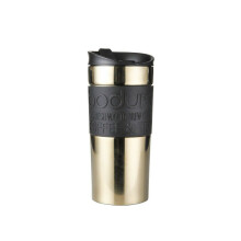 Bodum Travel Mug Vacuum Travel Mug 350 ml Flip Lid Gold Stainless Steel