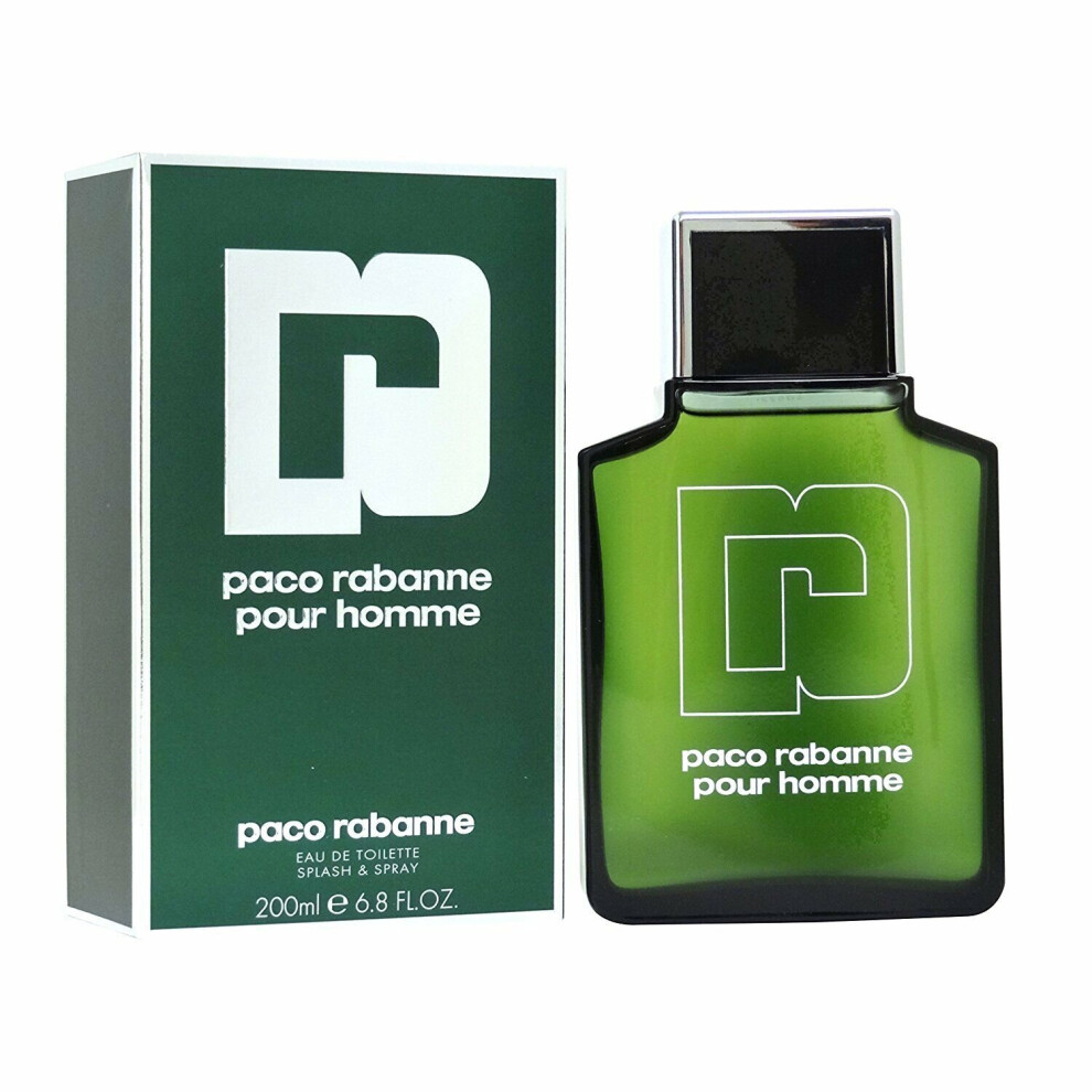 Paco Rabanne Pour Homme New Eau De Toilette For Men 200Ml / 6.8 Oz