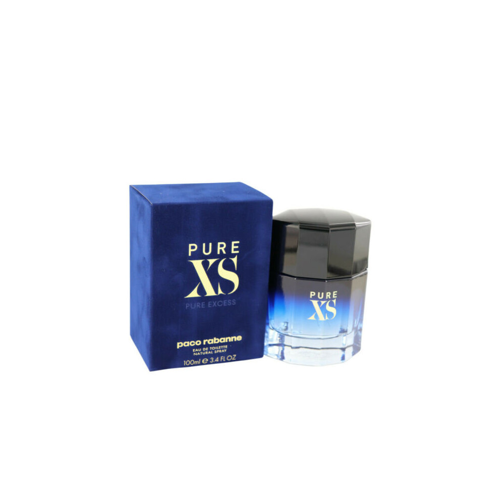 PURE XS by Paco Rabanne Cologne 3.4 oz. EDT Spray for Men Brand New Sealed Box