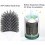 MEKEET Silicone Toilet Brush and Holder 3