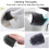 MEKEET Silicone Toilet Brush and Holder 5