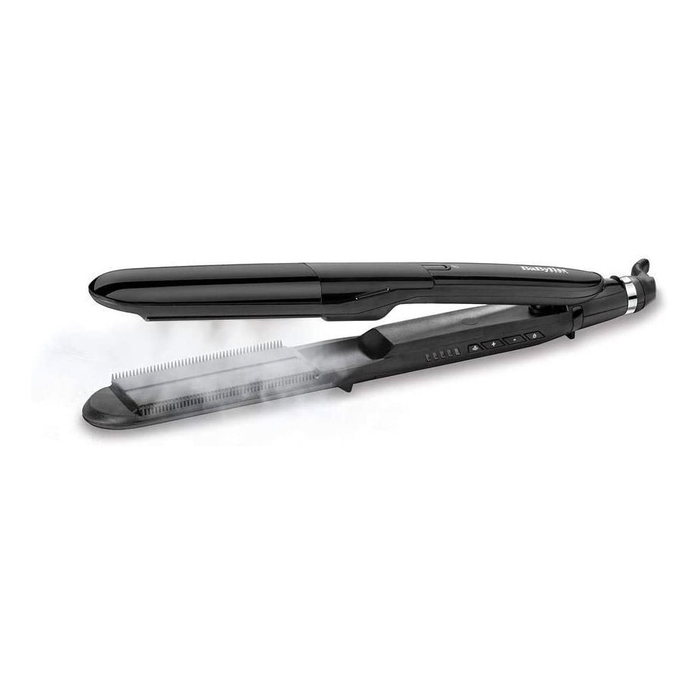 Babyliss Black Steam Straight, Straightening Iron, 67 Watt St492e