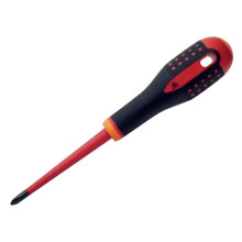 Bahco ERGO Slim VDE Insulated Phillips Screwdriver PH2 x 100mm BE-8620SL