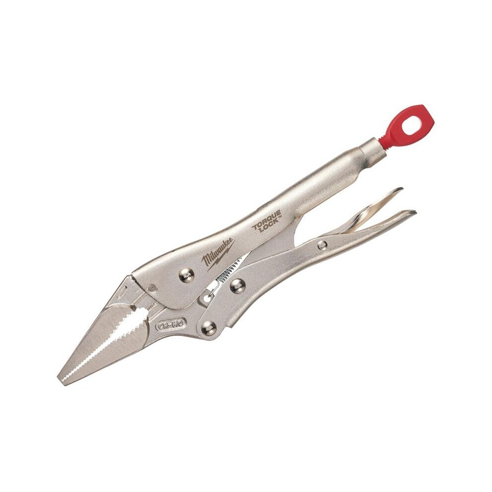 Milwaukee TORQUE LOCK Long Nose Locking Pliers 230mm (9in) 4932471733