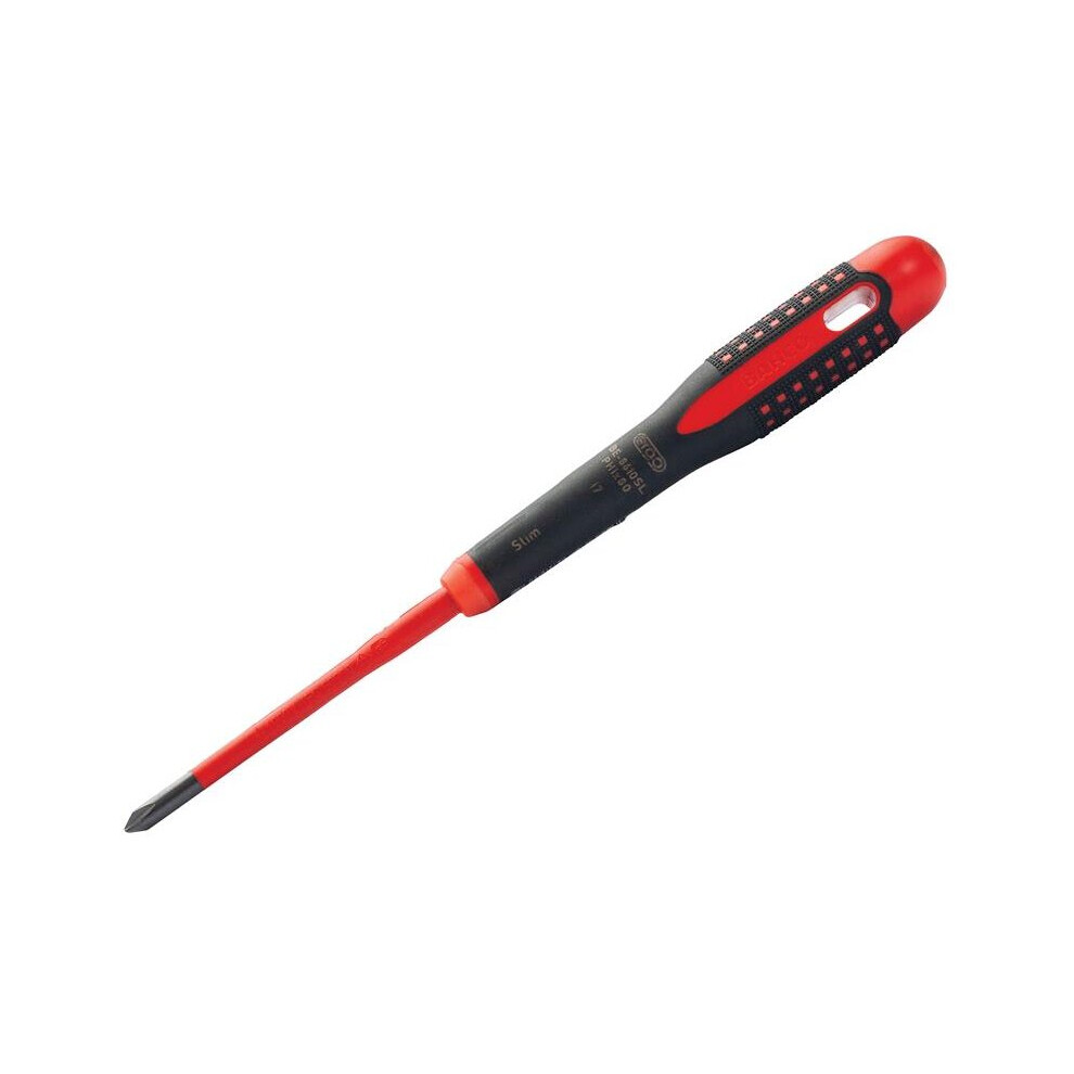 Bahco ERGO Slim VDE Insulated Phillips Screwdriver PH1 x 80mm BE-8610SL-image-OPC-P7CDXVN-NEW