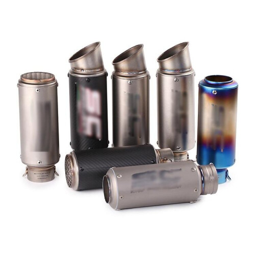 (A1-51MM) Universal Motorcycle SC Exhaust proyect Muffler 1