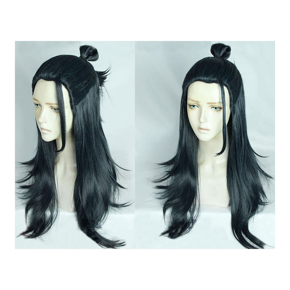 Unisex Toddler Black (Normal Wig) Jujutsu Kaisen Suguru Geto Cosplay Wig
