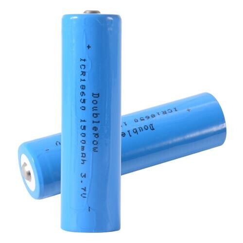 2 x REPLACEMENT 18650 1500mAh 3.7V HIGH DRAIN RECHARGEABLE BATTERY 1