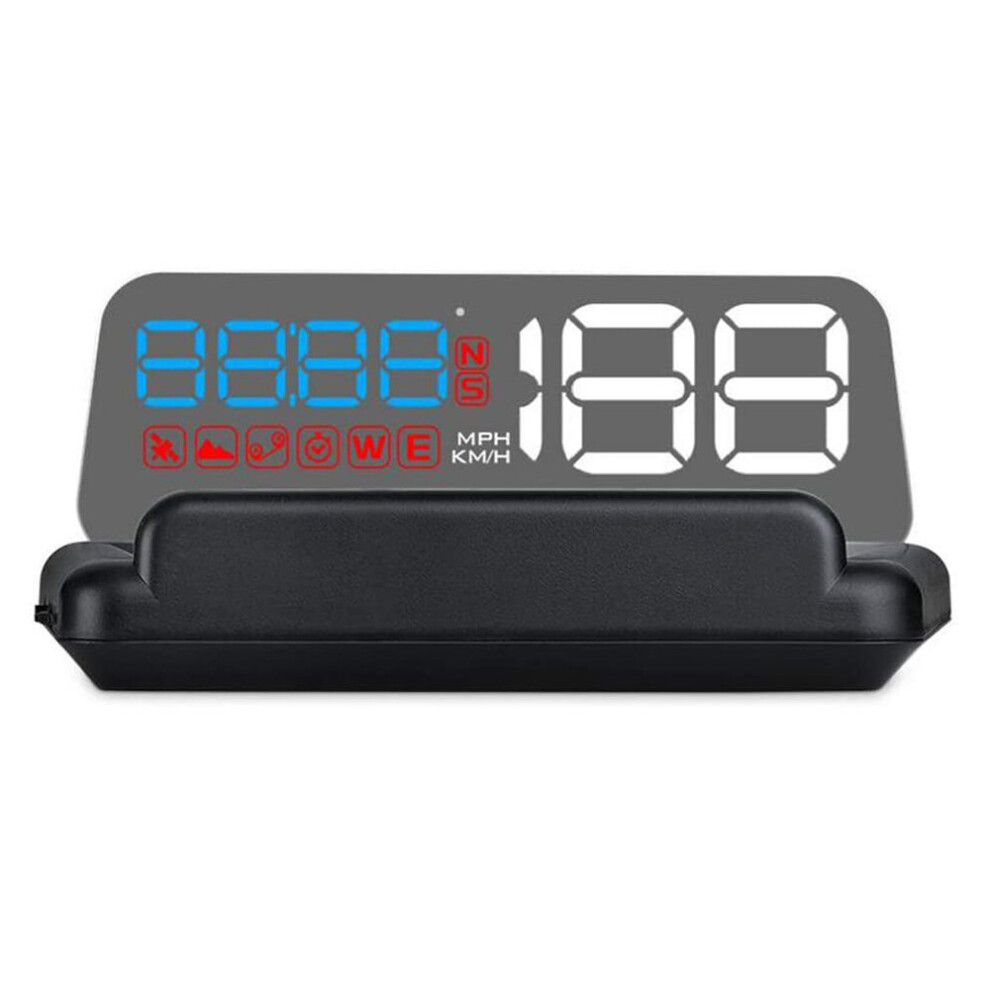 T900 Obd2 Car Hud Head Up Display Speed Projector Overspeed Rpm Voltage Security Alarm Computer Rpm Voltage Multi-Function 791974314964