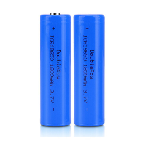 2 x REPLACEMENT 18650 1800mAh 3.7V RECHARGEABLE BATTERY NO Pointed