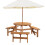 Outsunny Outsunny 6 Seater Wooden Picnic Table 3