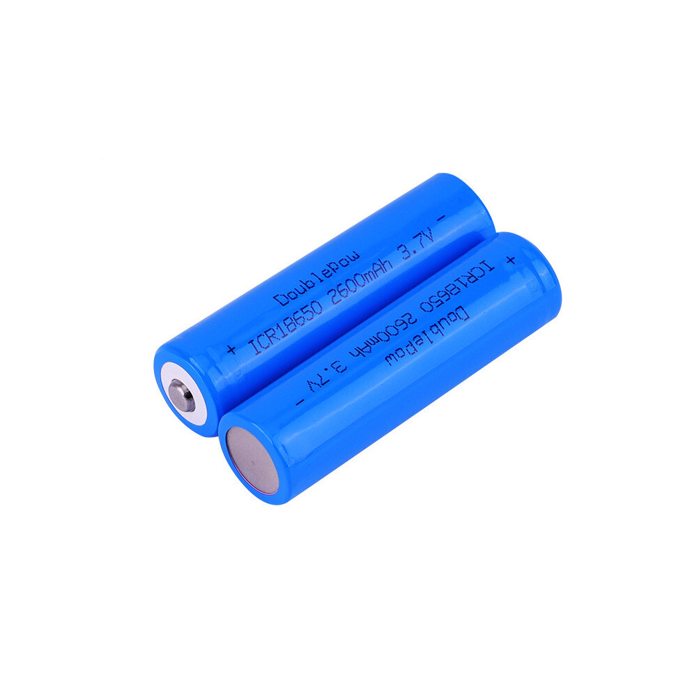 2 x REPLACEMENT 18650 2600mAh 3.7V RECHARGEABLE BATTERY No Pointed